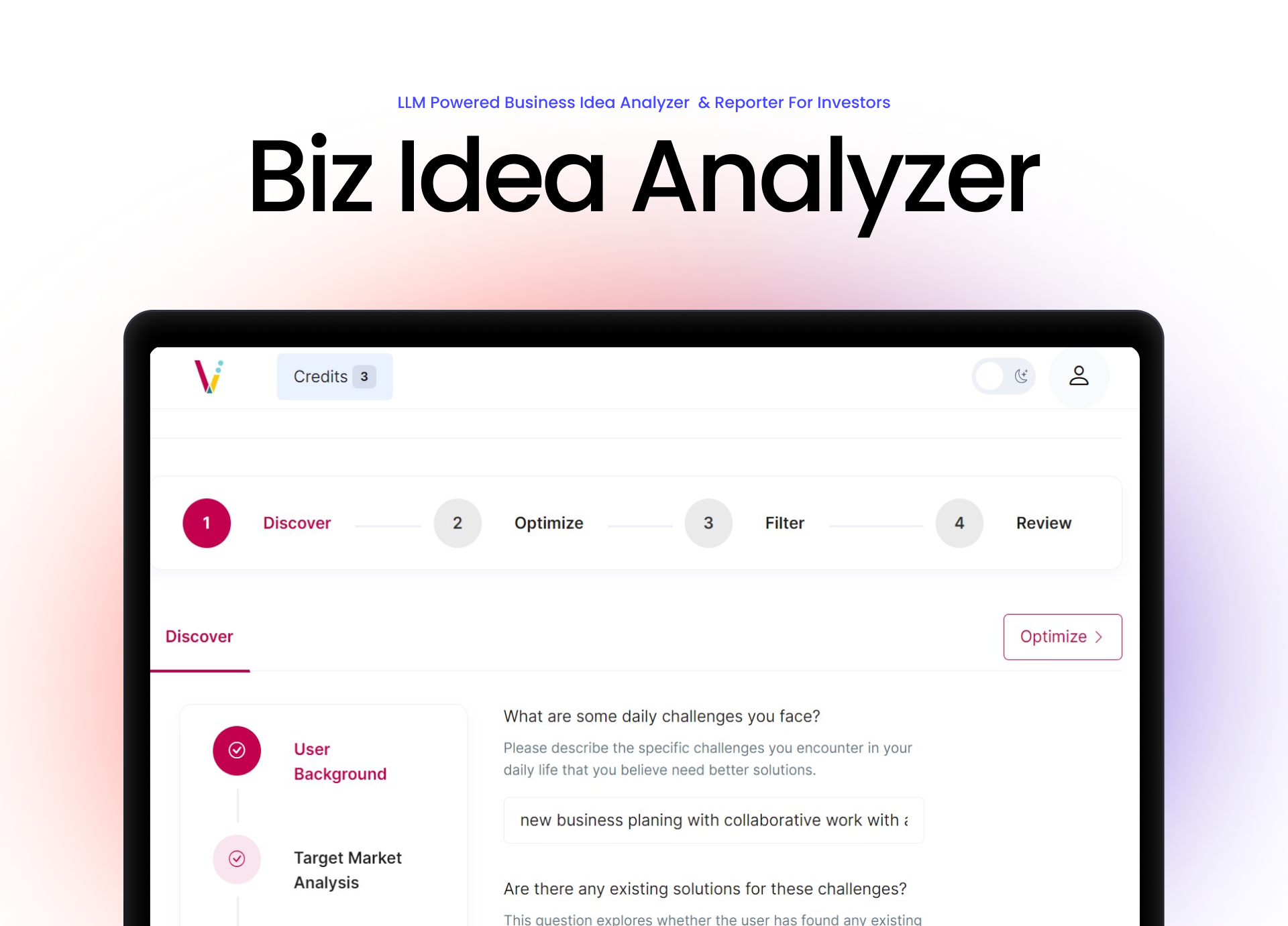 AI 비즈니스 컨셉 분석 솔루션 - BizAnalyzer